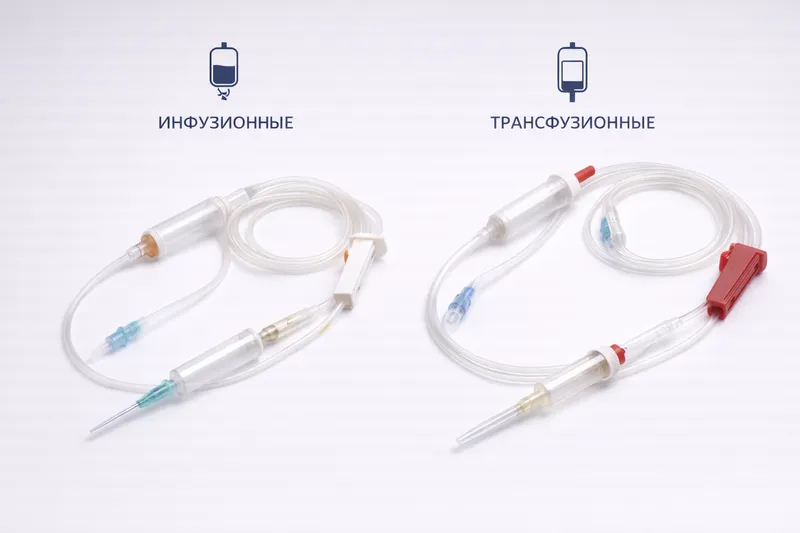 Системы инфузионные и трансфузионные